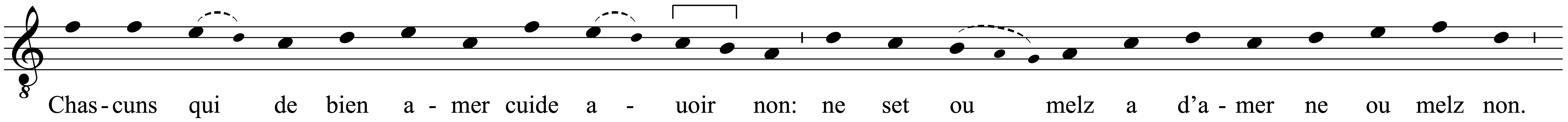 Work musical notation